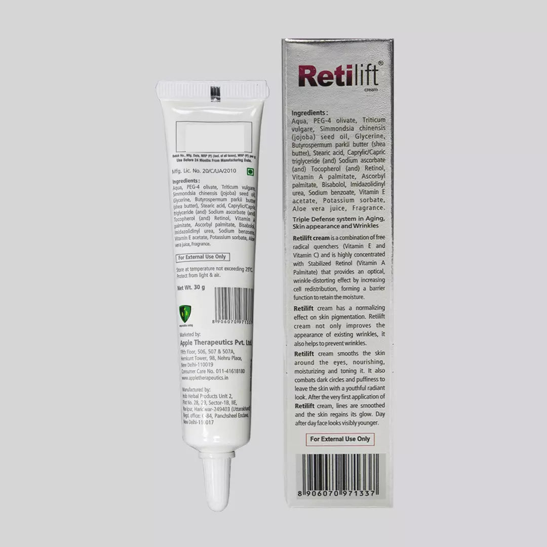 retilift cream product info