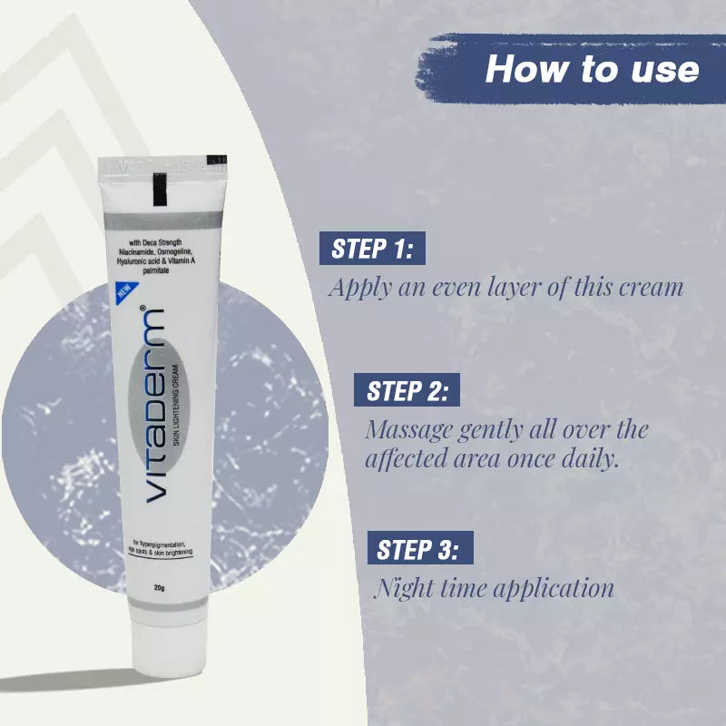 Vitaderm Skin Lightening Cream - Klaycart