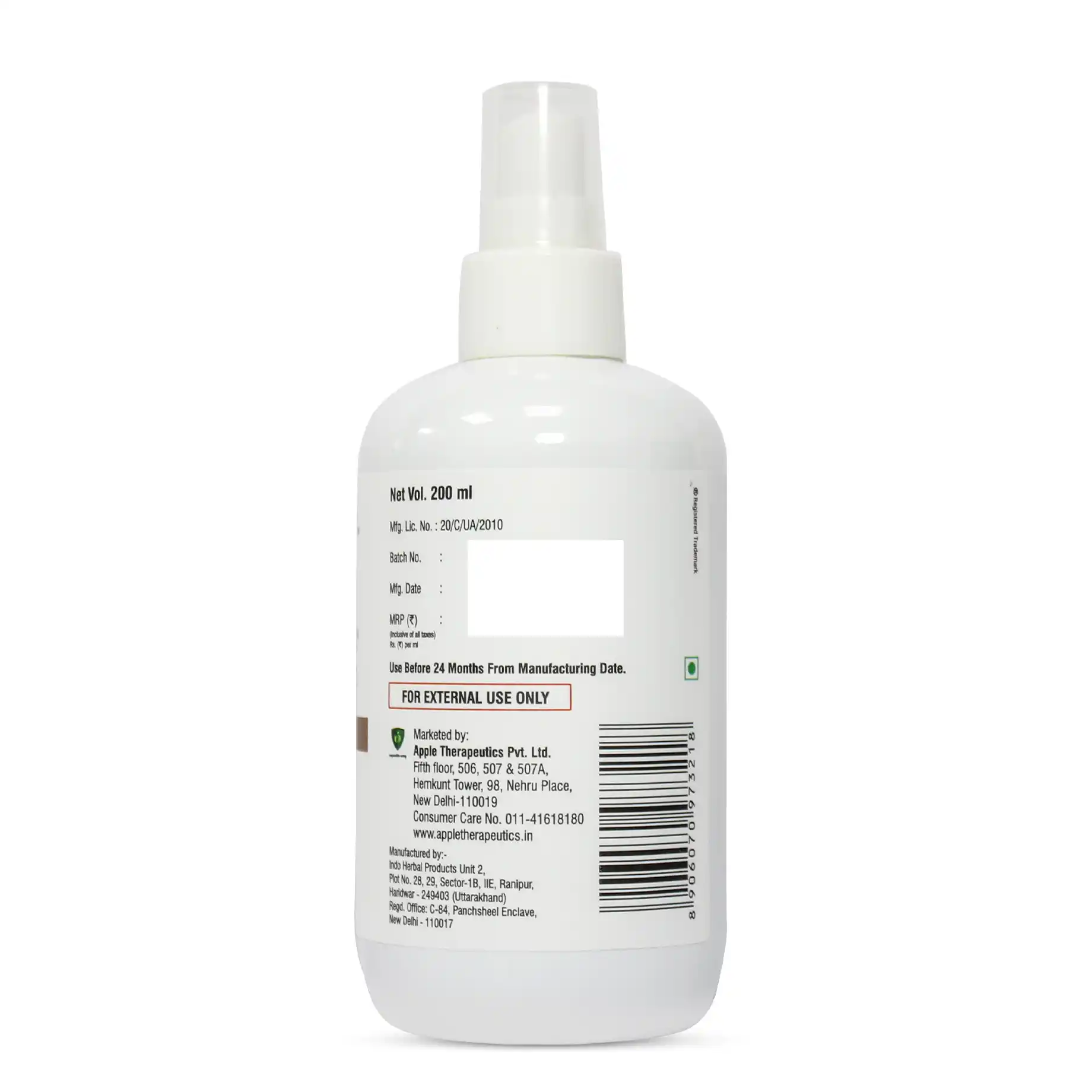 irwings calendula toner backside image2