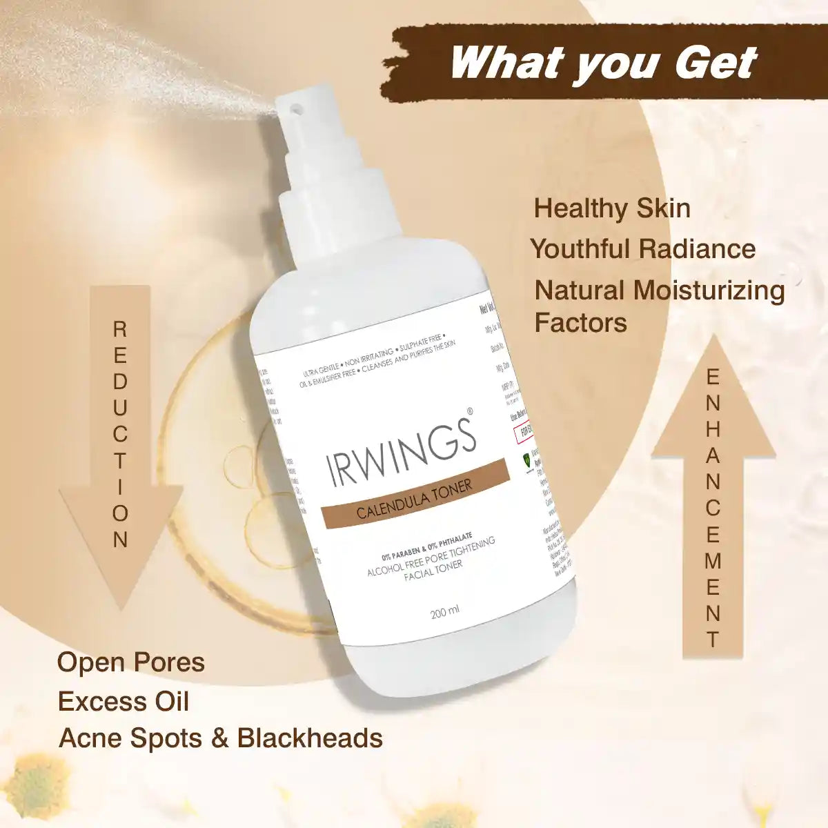 Irwings Calendula Toner, 200ml