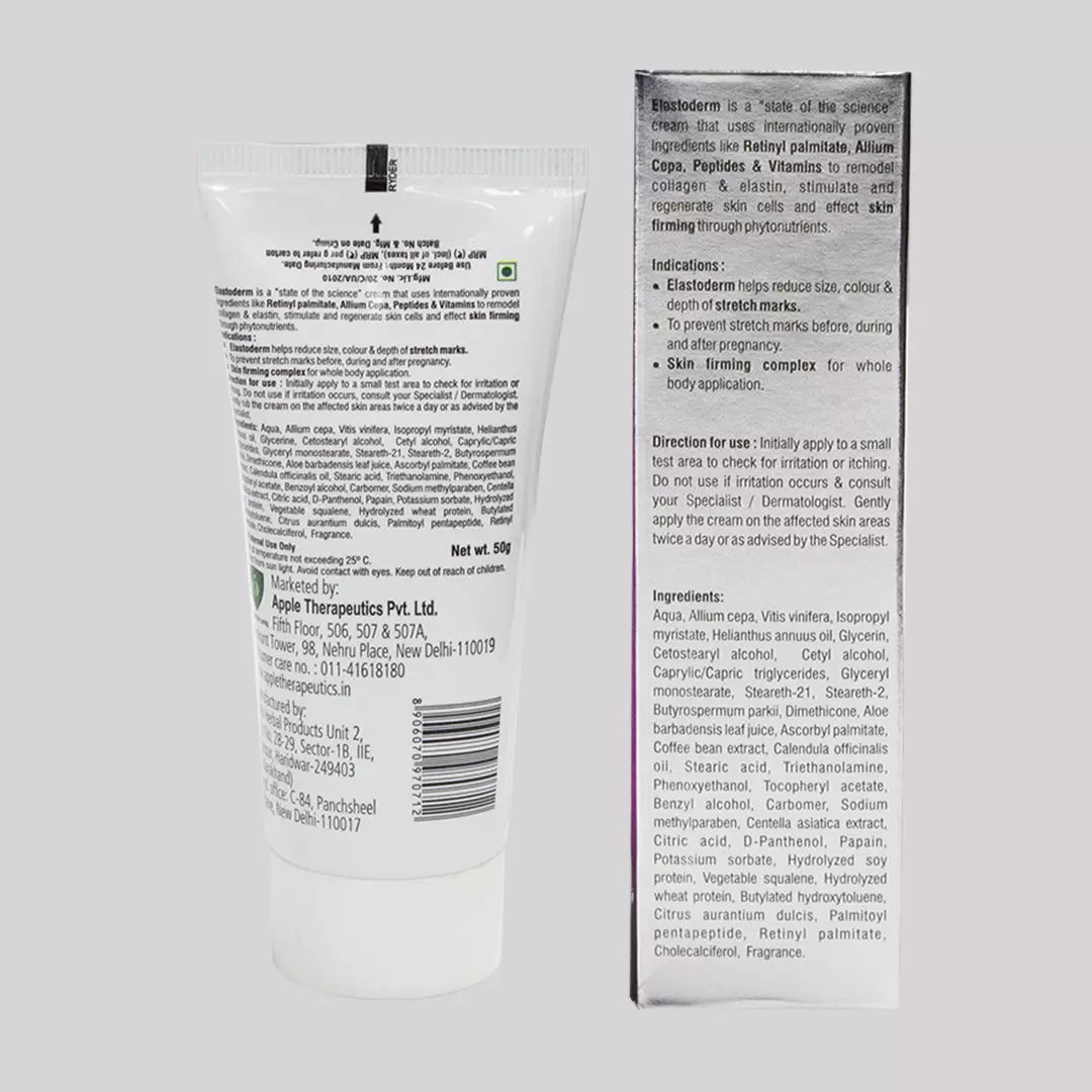 Elastoderm back image lebel