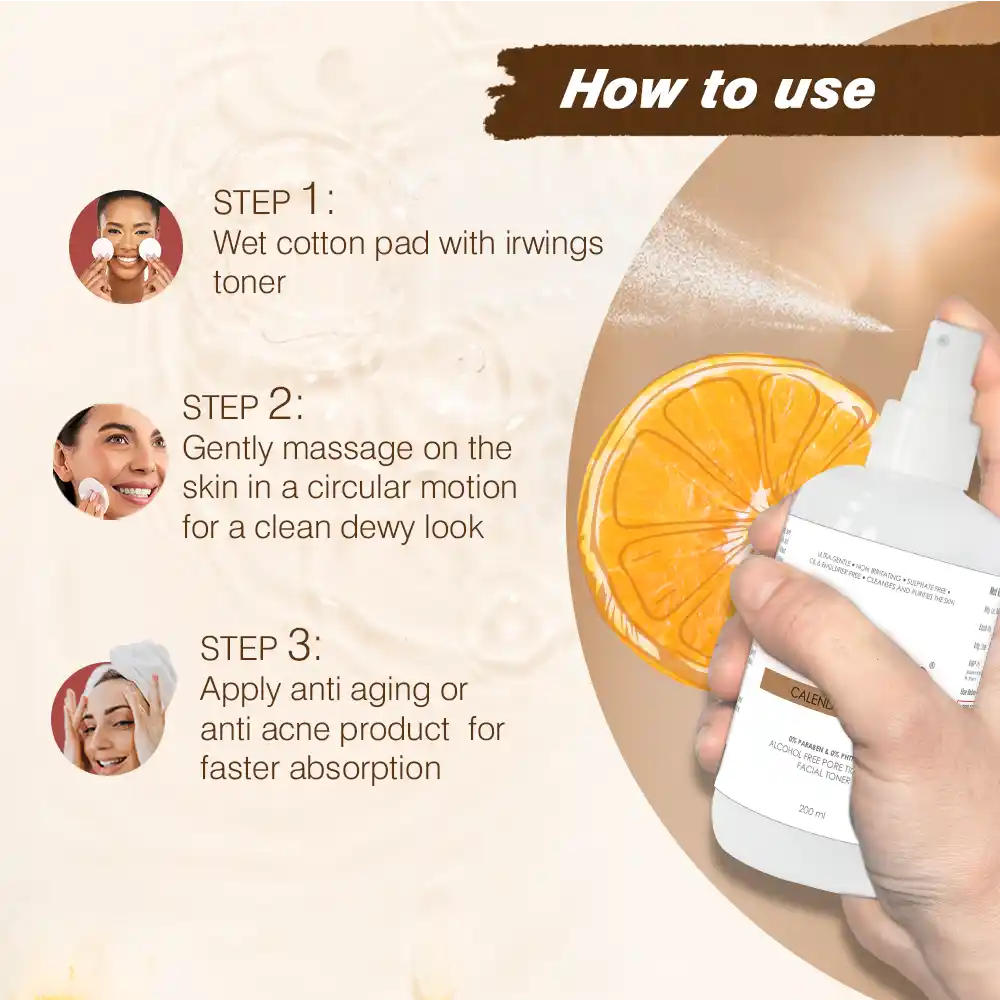 how to use calandula toner