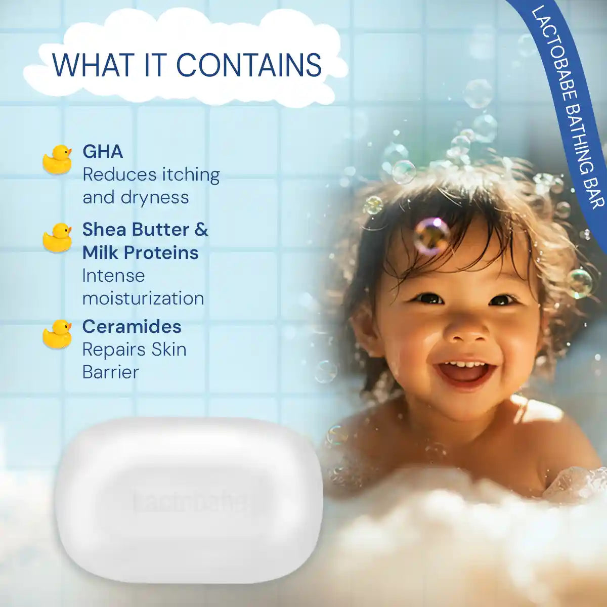 lactobabe bathing baby syndet bar