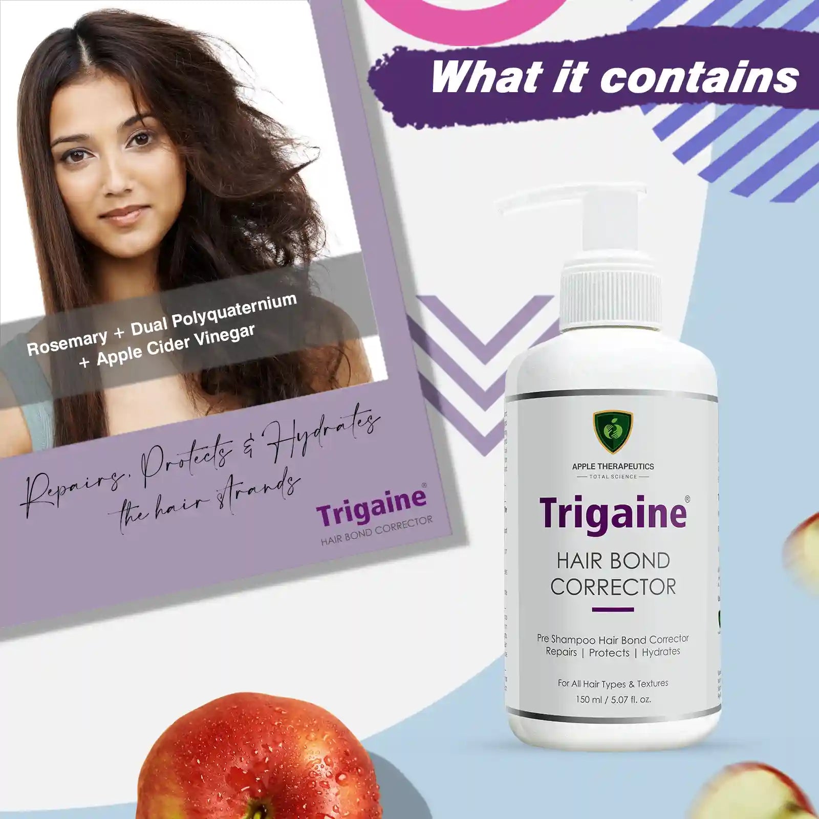 trigaine hair bond corrector pre shampoo