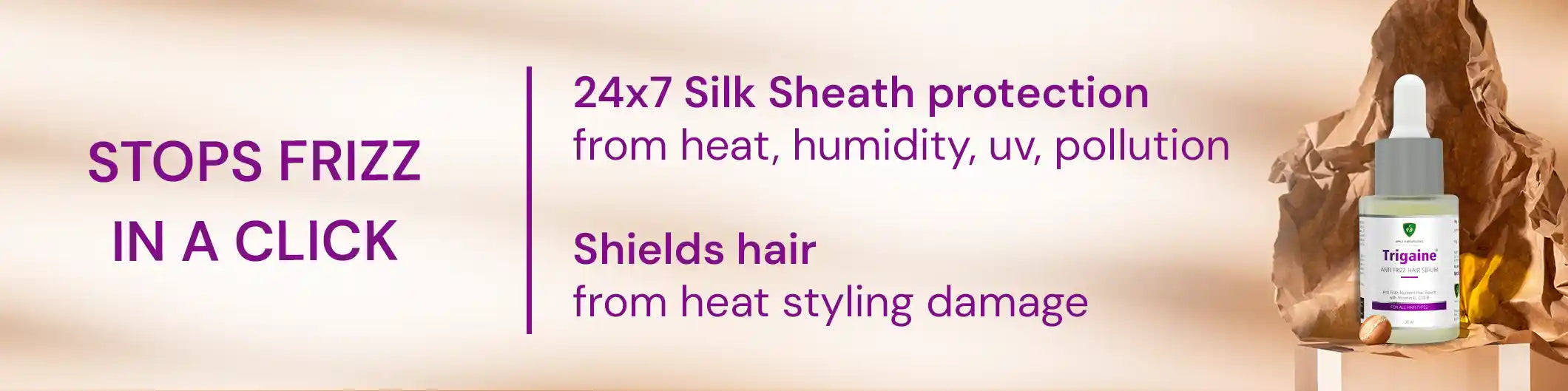 stop hair frizz with anti-frizz hair serum