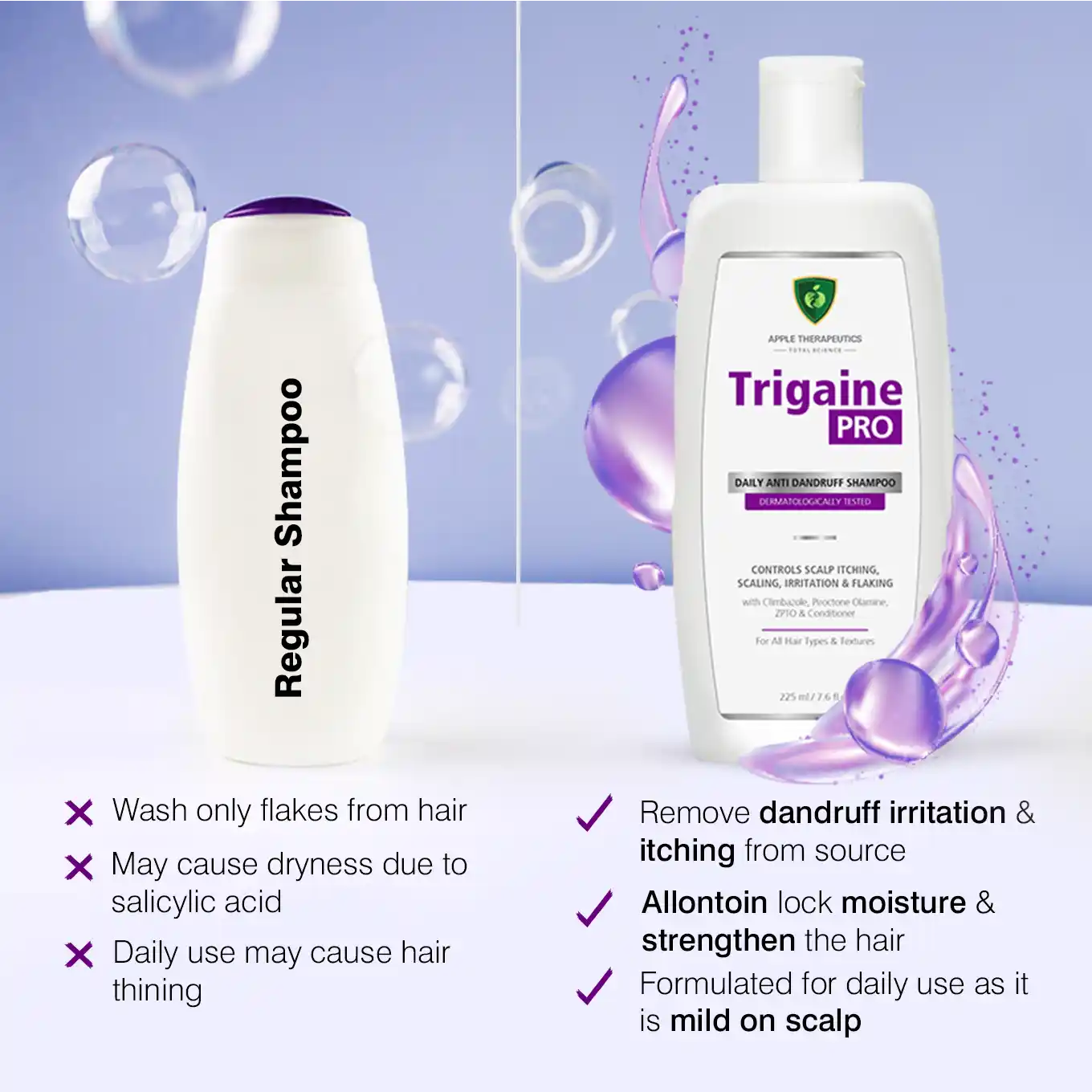 regular shampoo vs anti dandruff shampoo
