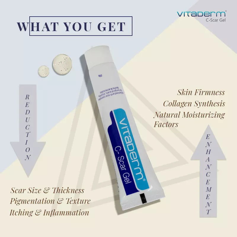vitaderm c scar healing gel