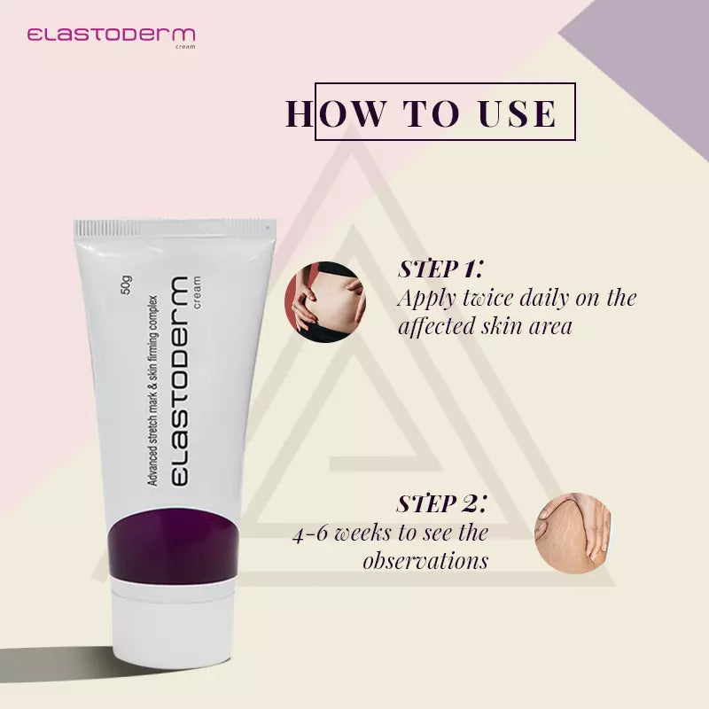 how to use Elastoderm Stretch Marks cream