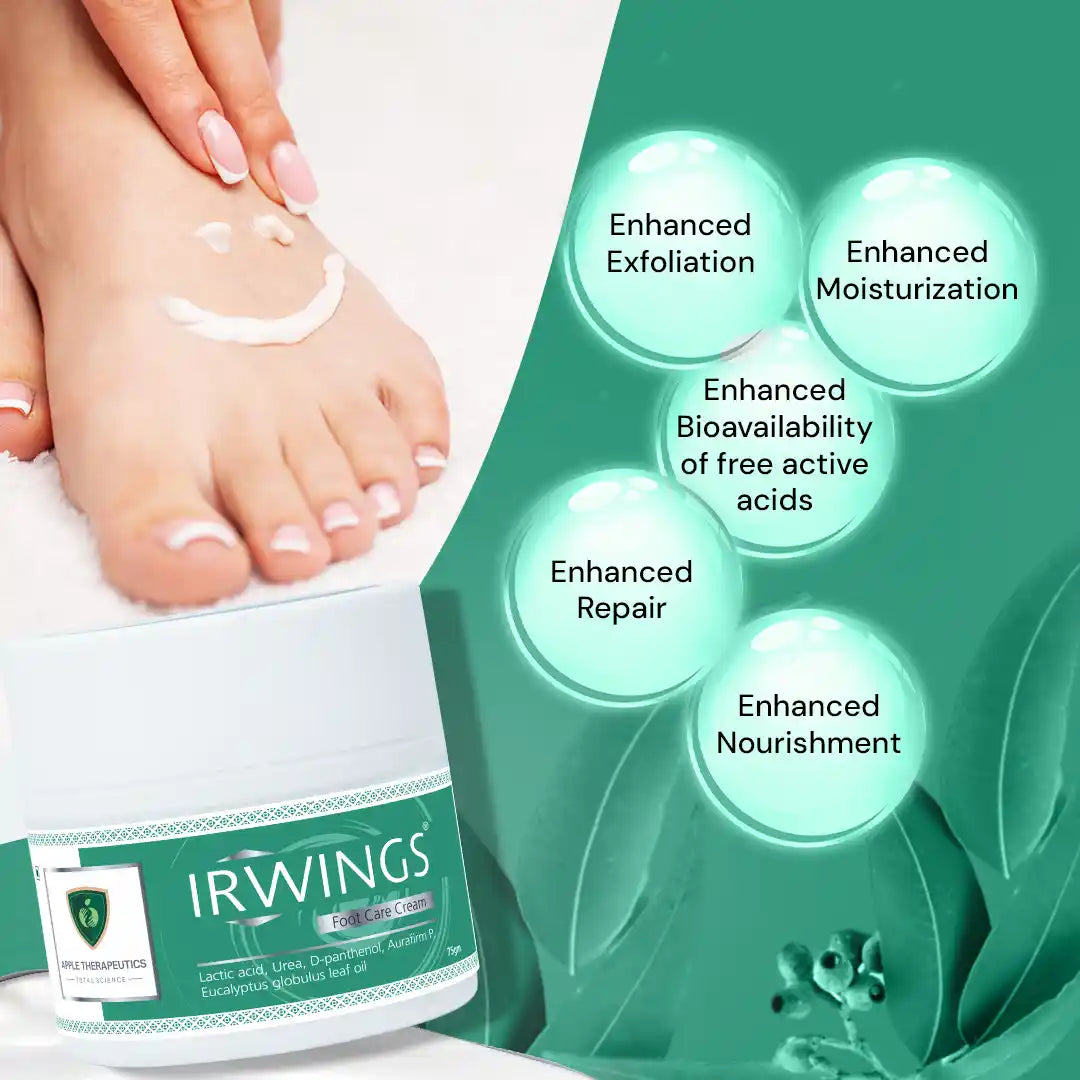 Irwings Foot Care Cream for cracked heel