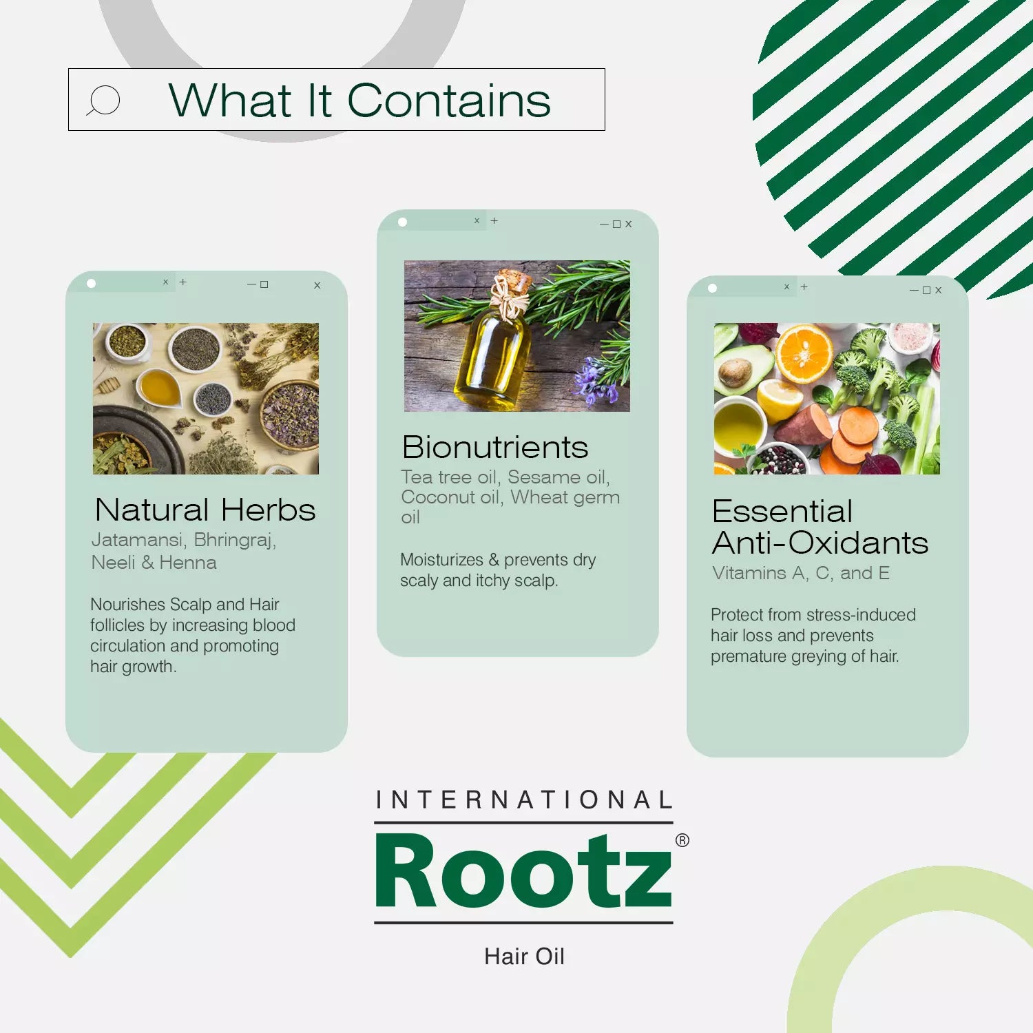 ingredients of international rootz hair growth oil - Klaycart