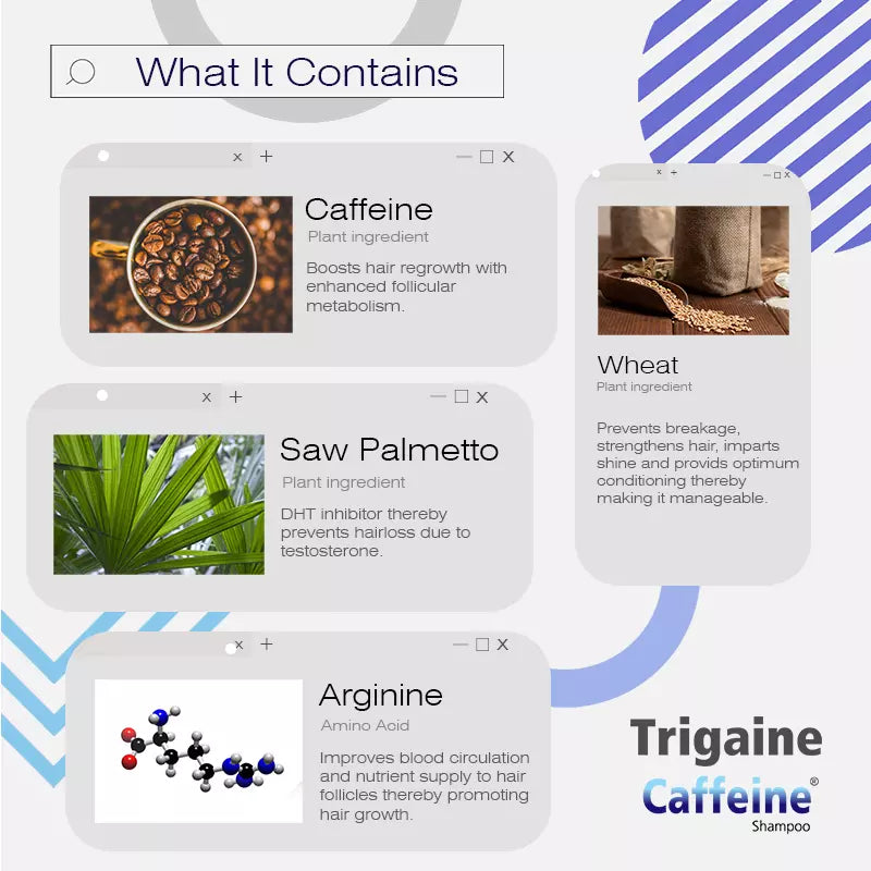 Trigaine Caffeine Shampoo - Klaycart