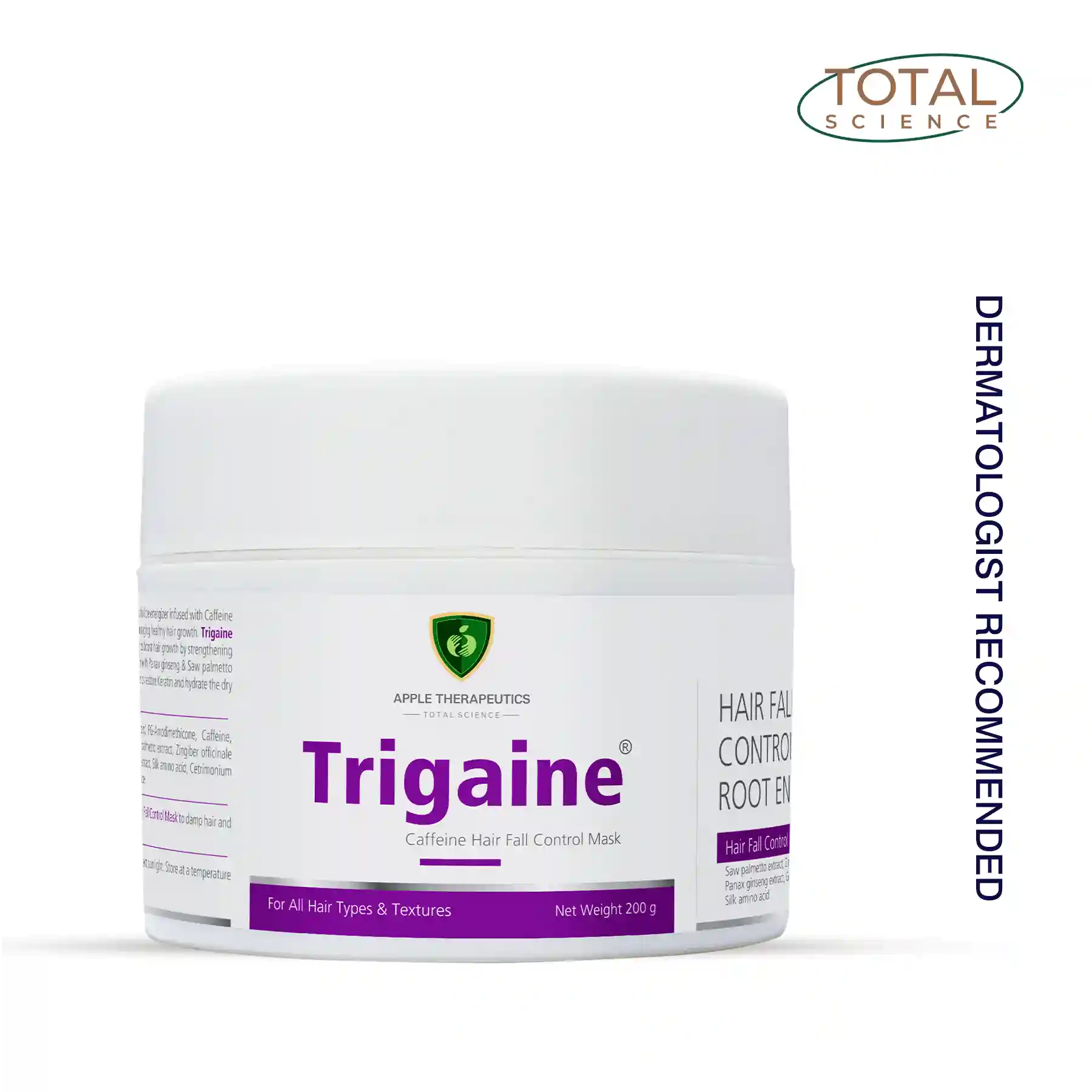 Trigaine caffeine hair fall control mask