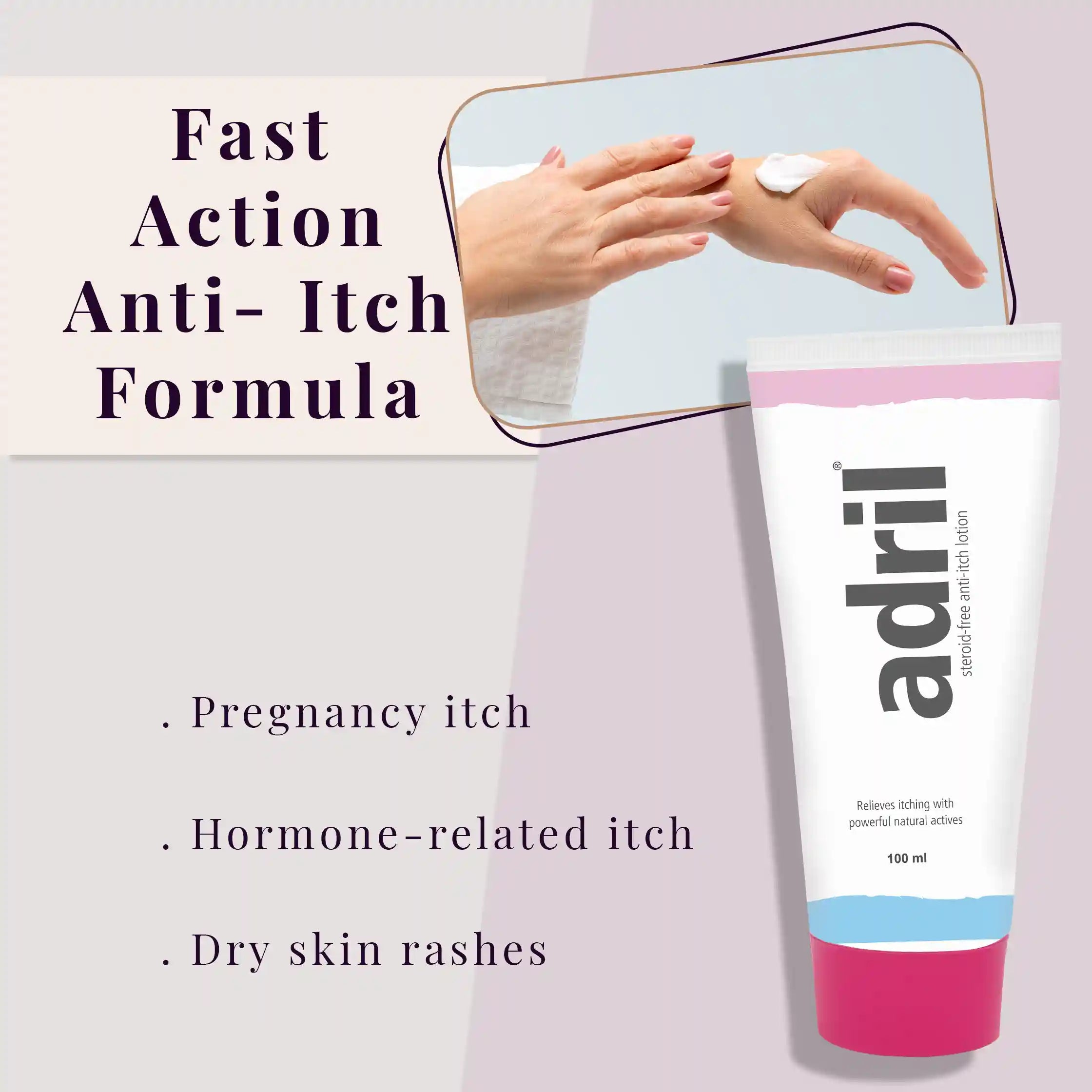 Adril Steroid-Free Anti-Itch Lotion