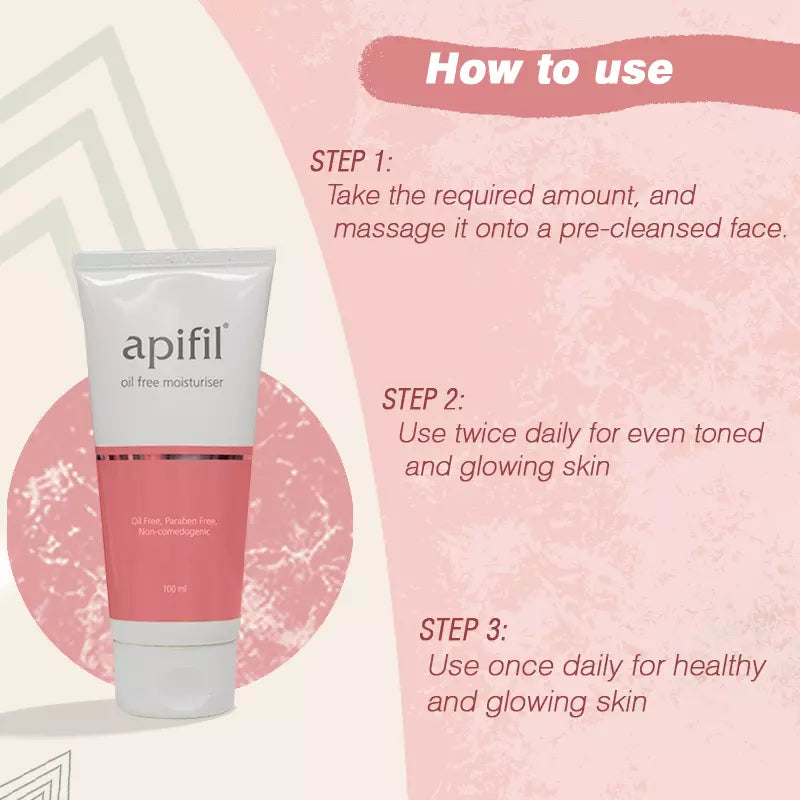 how_to_use_apifil_oil_free_moisturiser