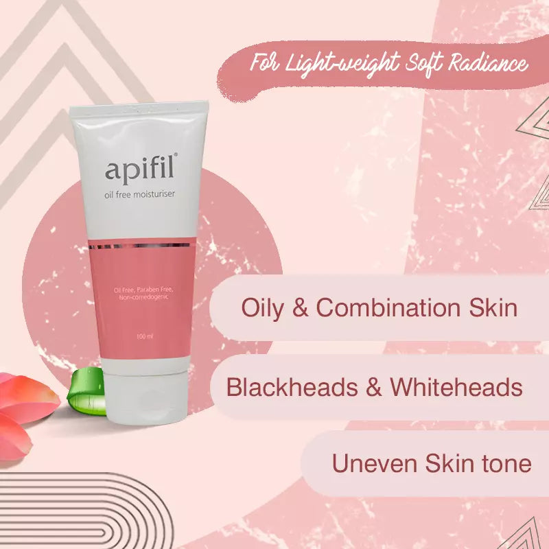 Apifil Oil Free Moisturizer For Oily Acne Prone Skin Apifil Oil Free Moisturizer For Oily Acne Prone Skin