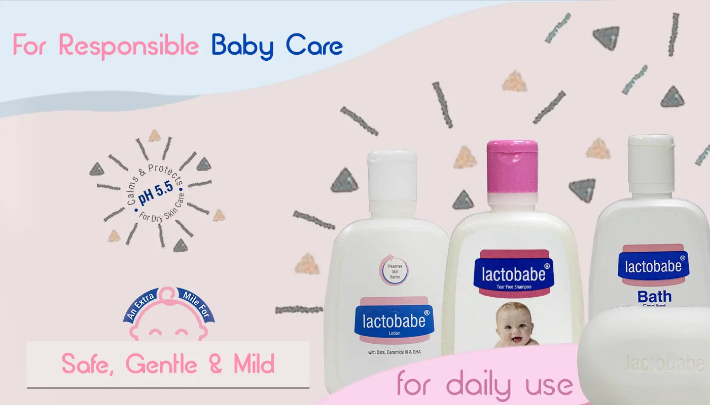 lactobabe collection for dry skin treatment