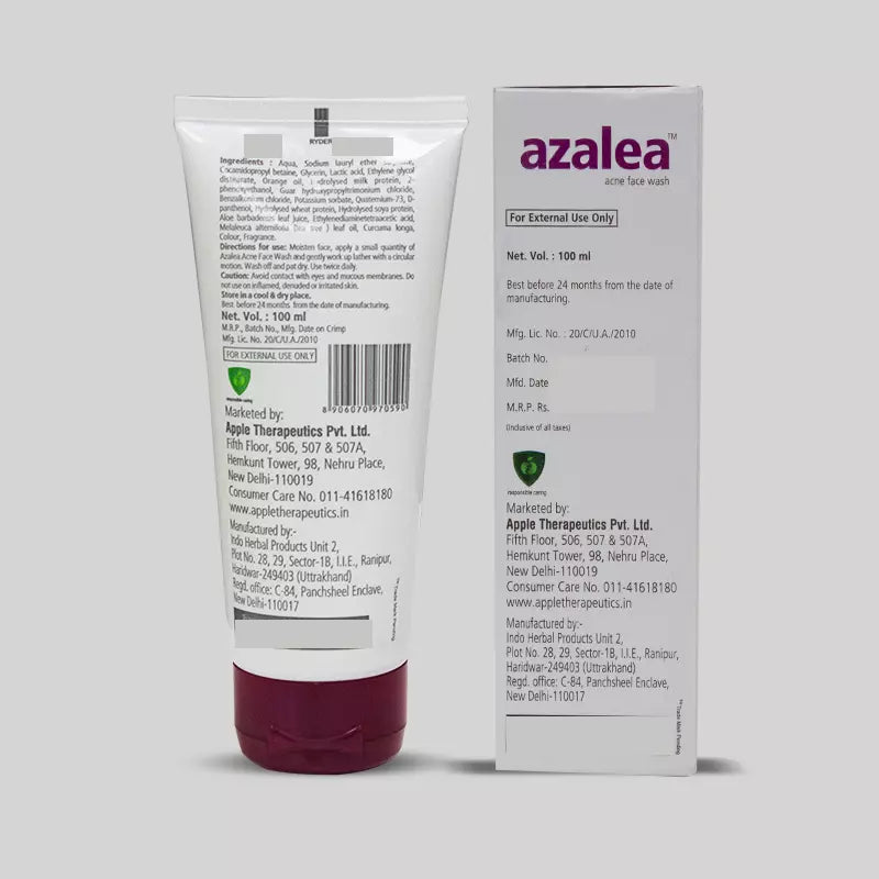 Azalea Acne Face Wash - Klaycart