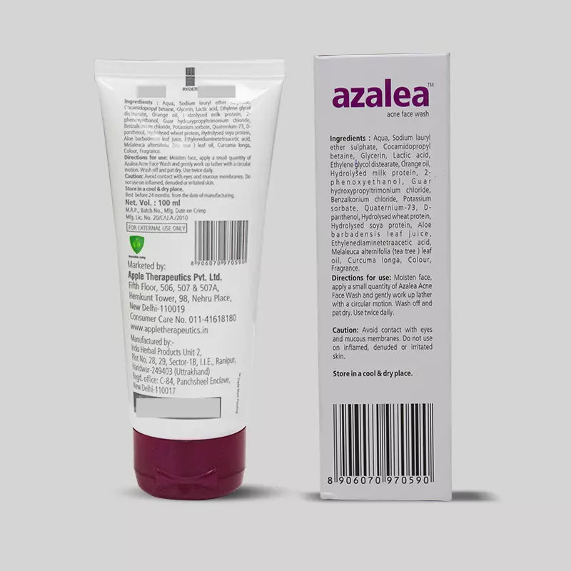 Azalea Acne Face Wash - Klaycart